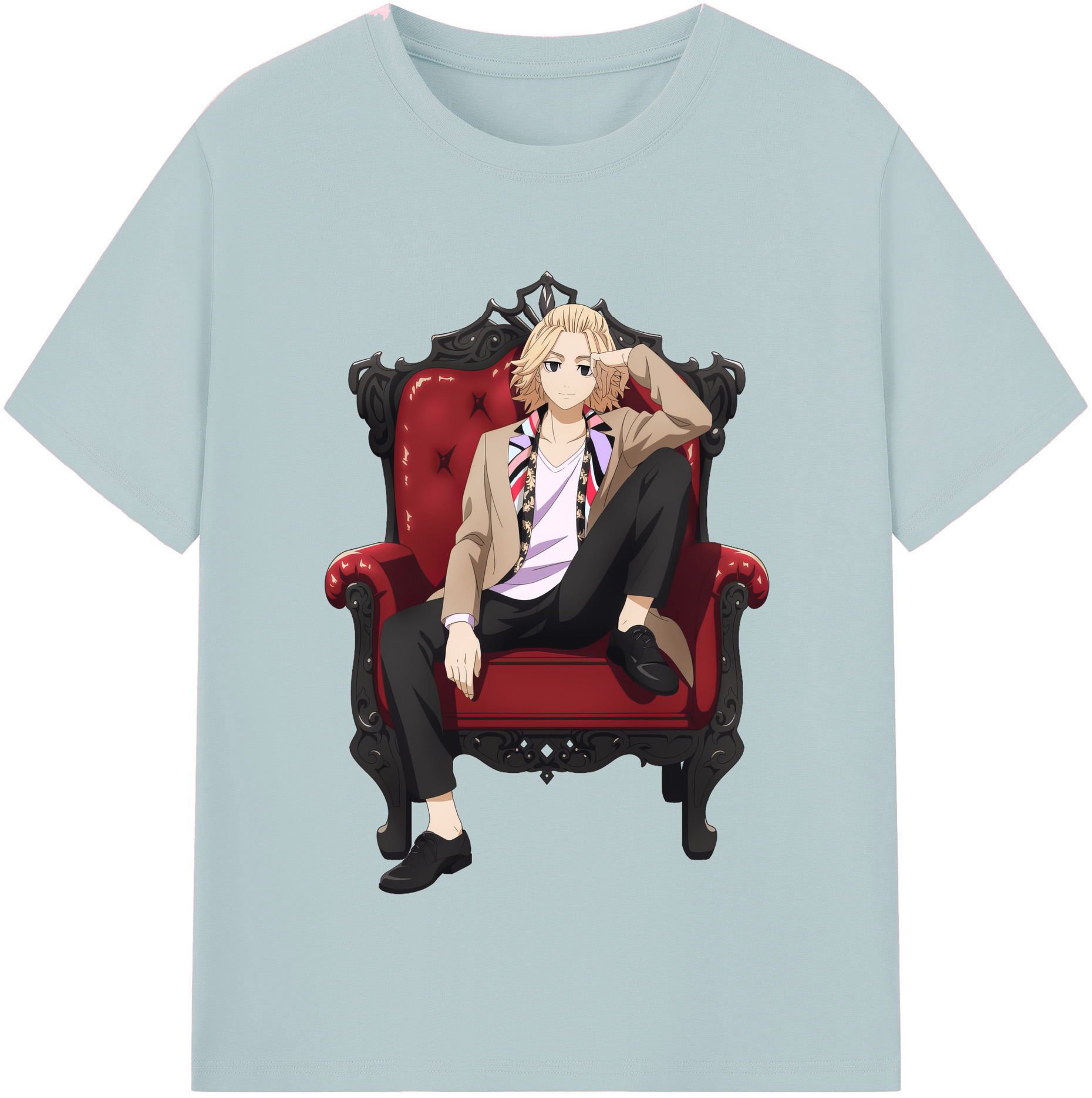 （画像用） 東京リベンジャーズ Tokyo Revengers 綿100％半袖Tシャツ（フロントプリント）